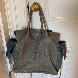 LET & HER leather tote bag